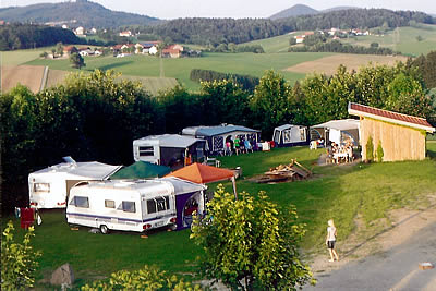 Campingplatz im Bayerischen Wald