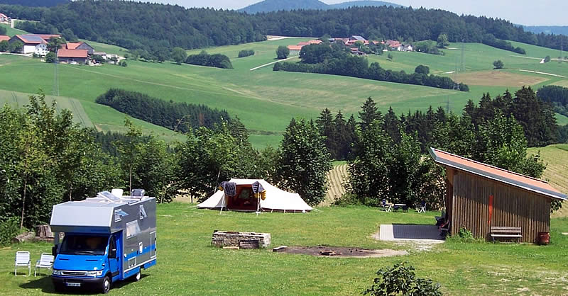 Urlaub auf dem Bauernhof Bayerischer Wald Campingplatz Zeltplatz